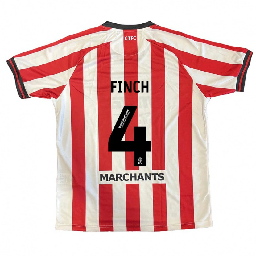 DanxenレディースHolly Finch#4赤 白ホームシャツ2024/25ジャージーユニフォーム