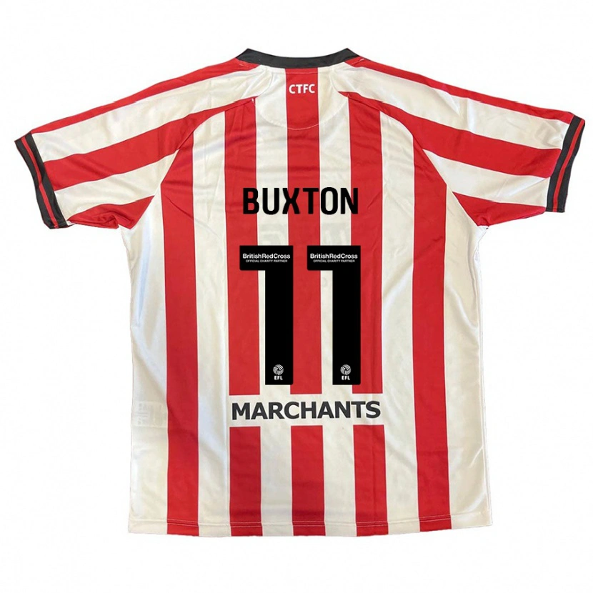 DanxenレディースCharlotte Buxton#11赤 白ホームシャツ2024/25ジャージーユニフォーム