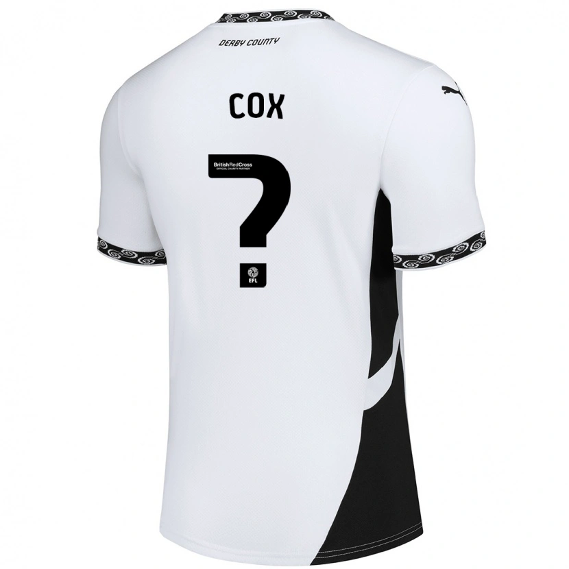 DanxenレディースDaniel Cox#0白 黒ホームシャツ2024/25ジャージーユニフォーム
