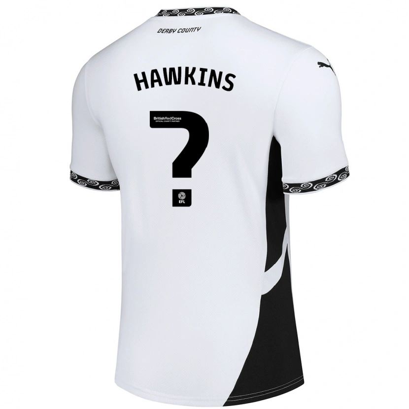 DanxenレディースHarry Hawkins#0白 黒ホームシャツ2024/25ジャージーユニフォーム