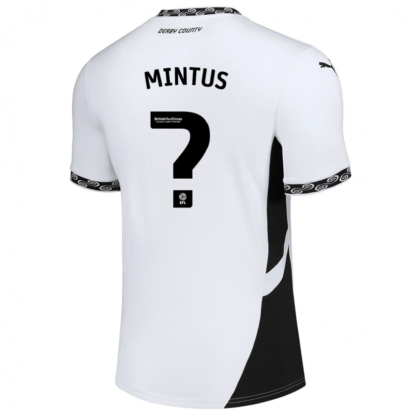 DanxenレディースMarley Mintus#0白 黒ホームシャツ2024/25ジャージーユニフォーム