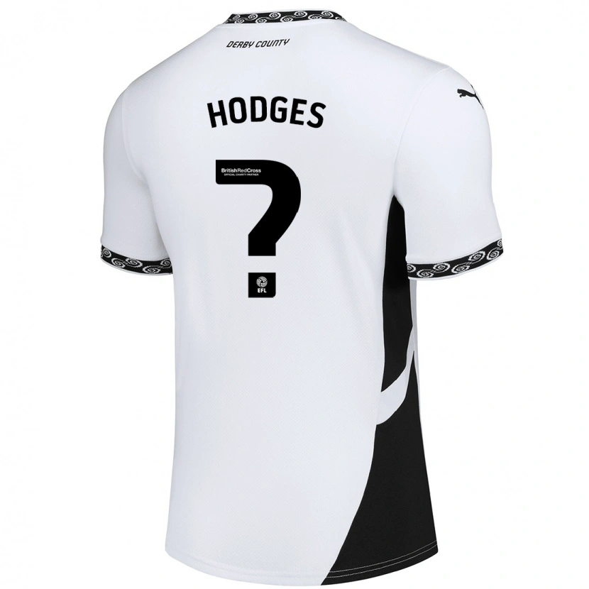 DanxenレディースDantel Hodges#0白 黒ホームシャツ2024/25ジャージーユニフォーム