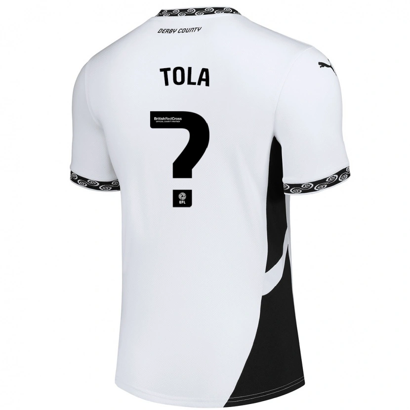 DanxenレディースMarcel Tola#0白 黒ホームシャツ2024/25ジャージーユニフォーム