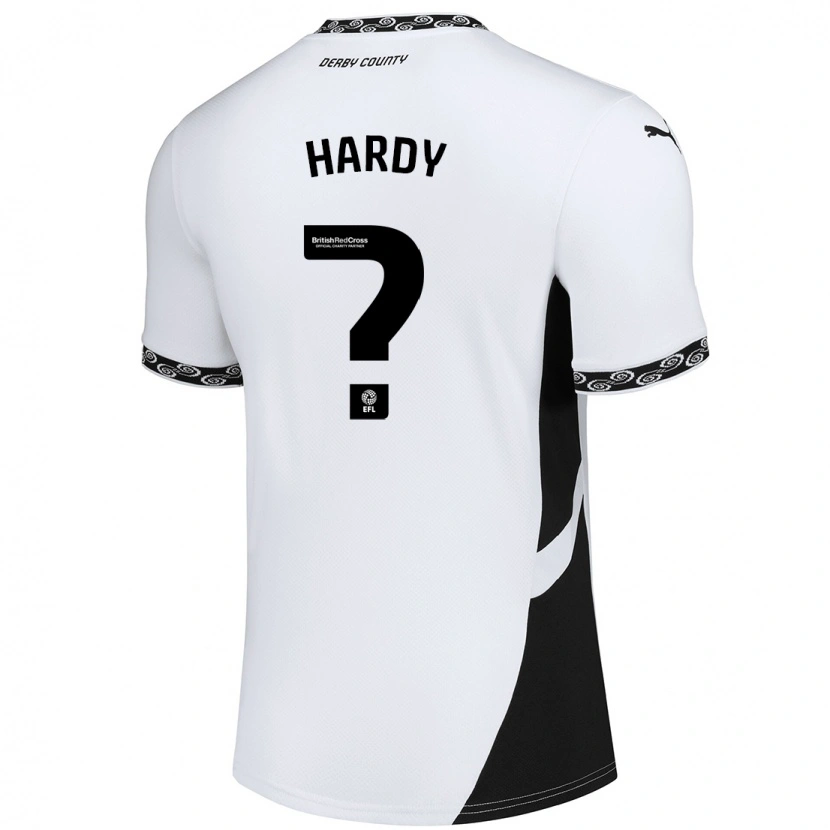 DanxenレディースCharlie Hardy#0白 黒ホームシャツ2024/25ジャージーユニフォーム