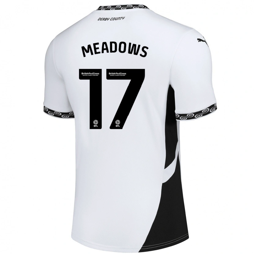 DanxenレディースHelena Meadows#17白 黒ホームシャツ2024/25ジャージーユニフォーム