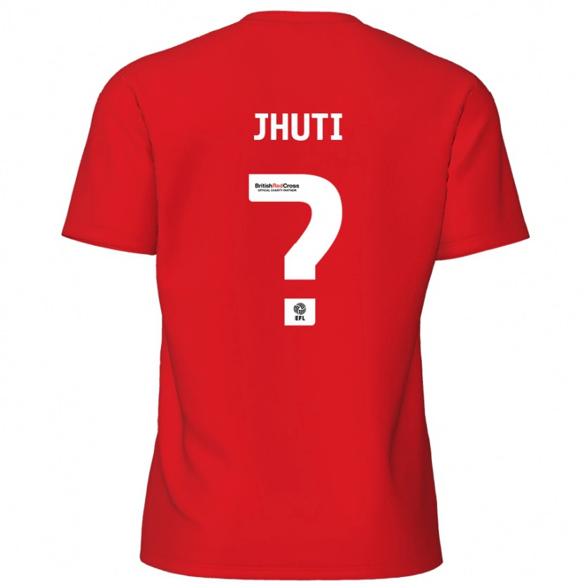 DanxenレディースReece Jhuti#0赤ホームシャツ2024/25ジャージーユニフォーム