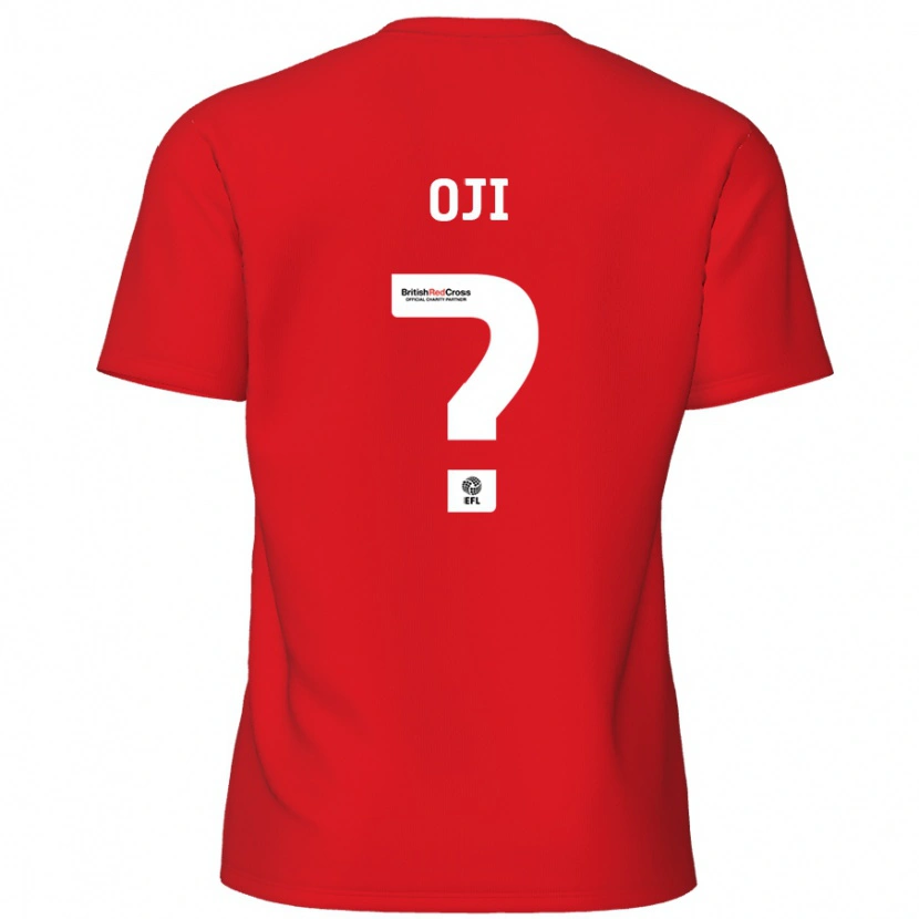 DanxenレディースUko Oji#0赤ホームシャツ2024/25ジャージーユニフォーム