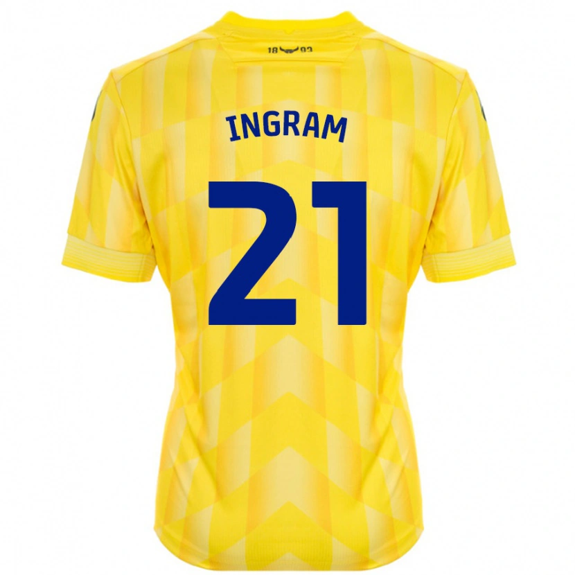 Danxenレディースマット・イングラム#21黄ホームシャツ2024/25ジャージーユニフォーム