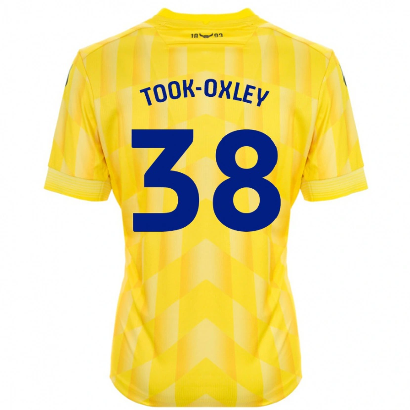 DanxenレディースZaide Took-Oxley#38黄ホームシャツ2024/25ジャージーユニフォーム
