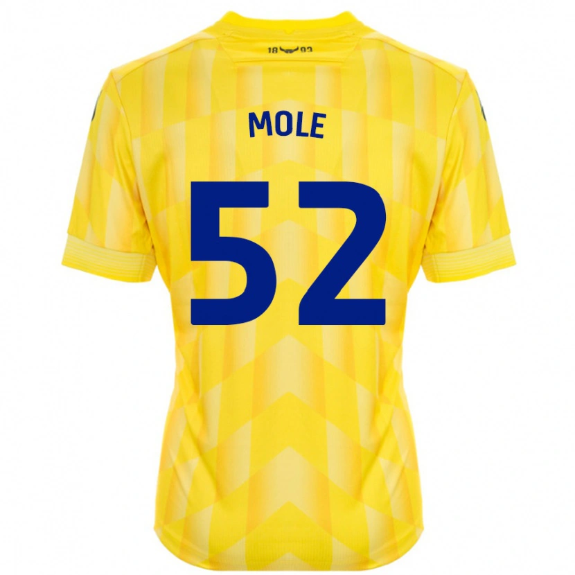 DanxenレディースHarrison Mole#52黄ホームシャツ2024/25ジャージーユニフォーム