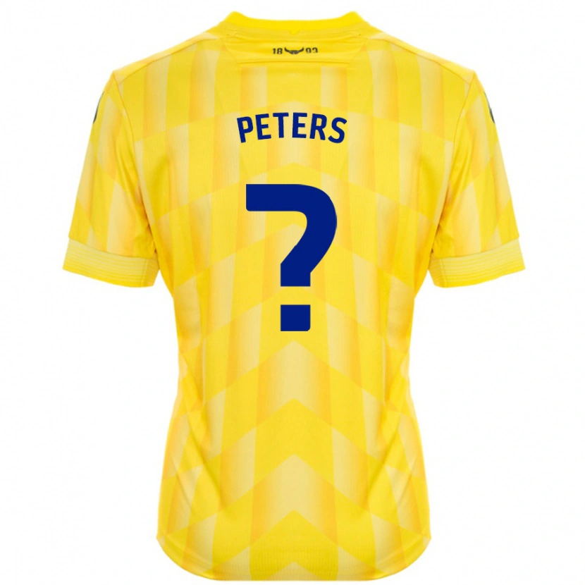 DanxenレディースMolly Peters#0黄ホームシャツ2024/25ジャージーユニフォーム