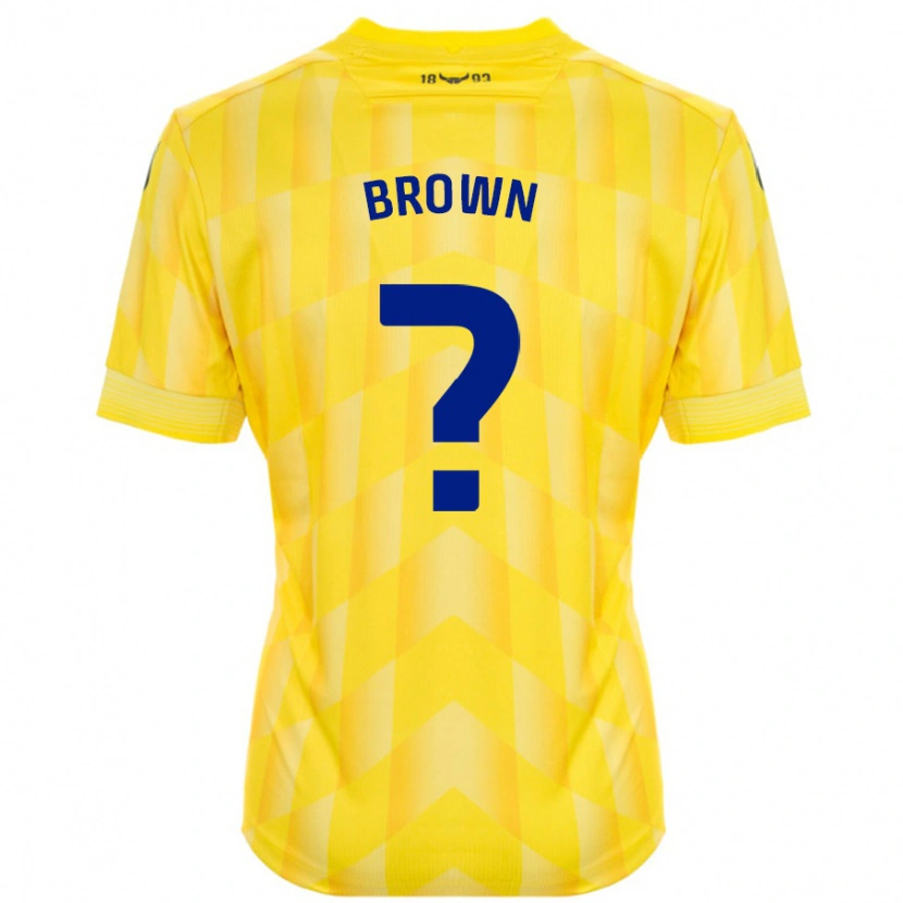 DanxenレディースGeorgia Brown#0黄ホームシャツ2024/25ジャージーユニフォーム