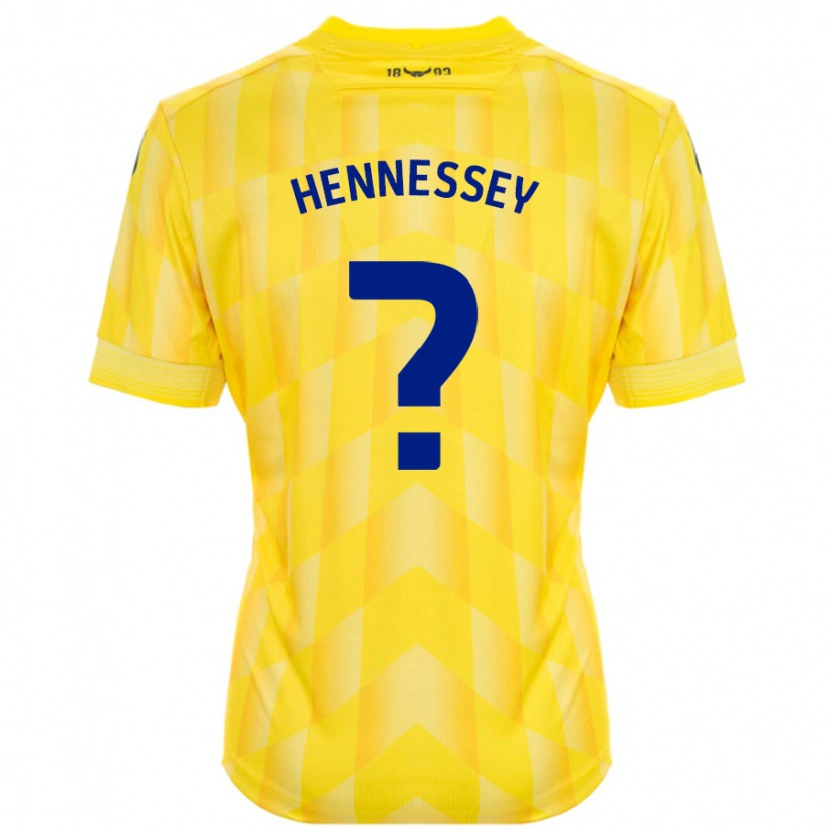 DanxenレディースLaura Hennessey#0黄ホームシャツ2024/25ジャージーユニフォーム