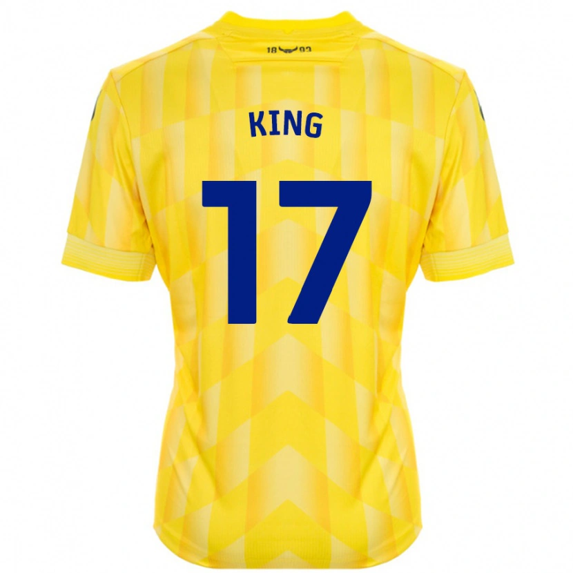 DanxenレディースSarah King#17黄ホームシャツ2024/25ジャージーユニフォーム