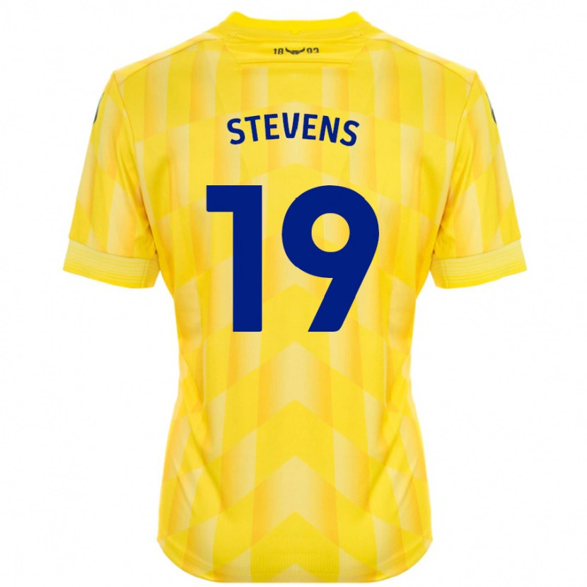 DanxenレディースLily Stevens#19黄ホームシャツ2024/25ジャージーユニフォーム