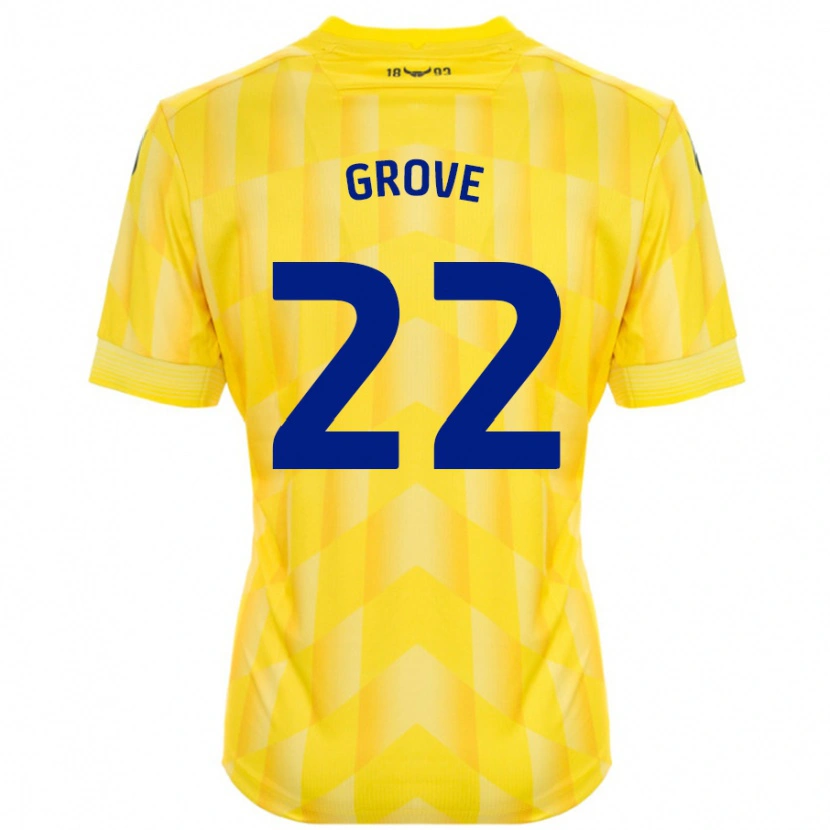 DanxenレディースJade Grove#22黄ホームシャツ2024/25ジャージーユニフォーム