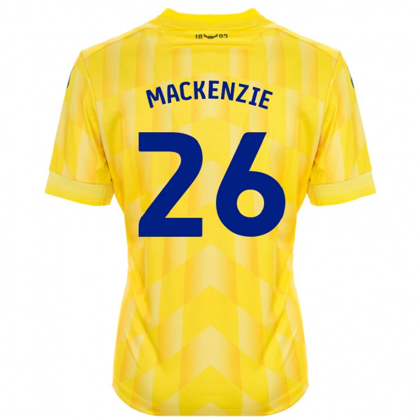 DanxenレディースHannah Mackenzie#26黄ホームシャツ2024/25ジャージーユニフォーム
