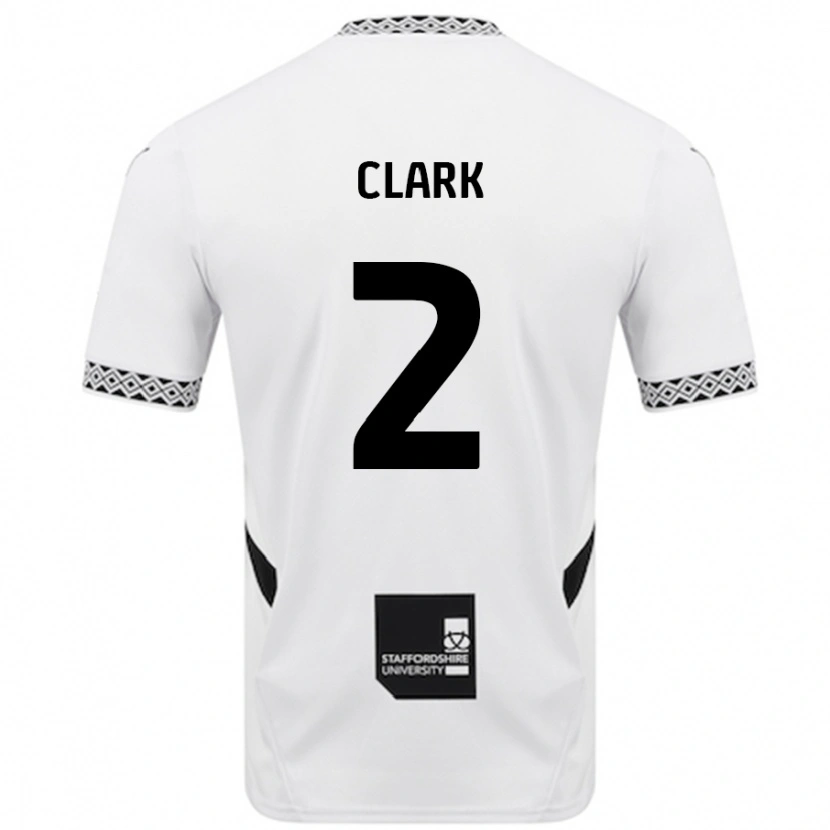 DanxenレディースMitch Clark#2白ホームシャツ2024/25ジャージーユニフォーム