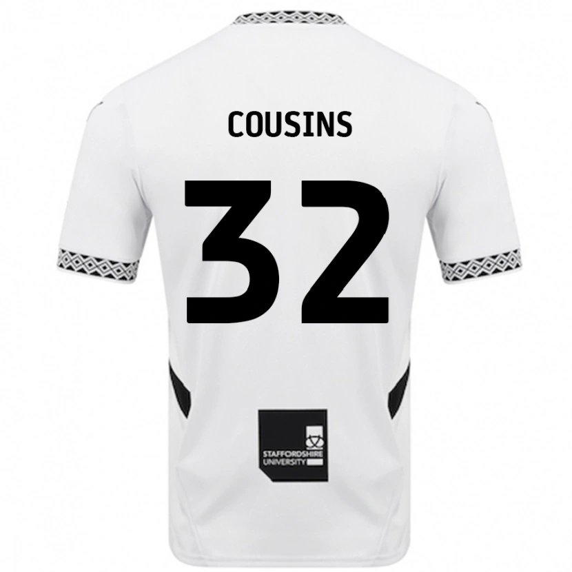 DanxenレディースLogan Cousins#32白ホームシャツ2024/25ジャージーユニフォーム