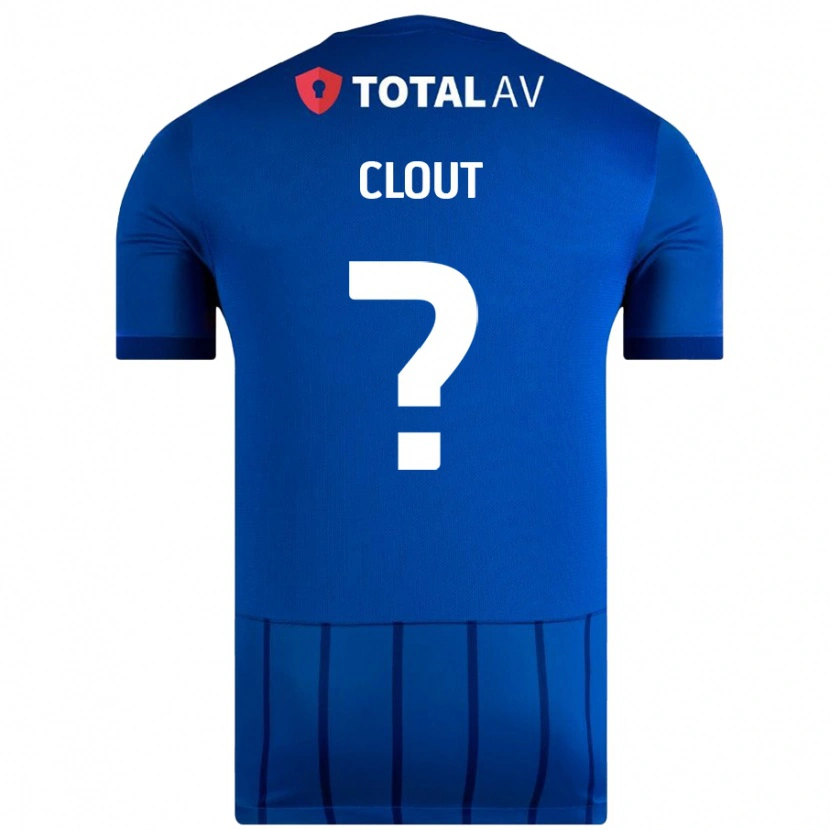 DanxenレディースHarry Clout#0青ホームシャツ2024/25ジャージーユニフォーム