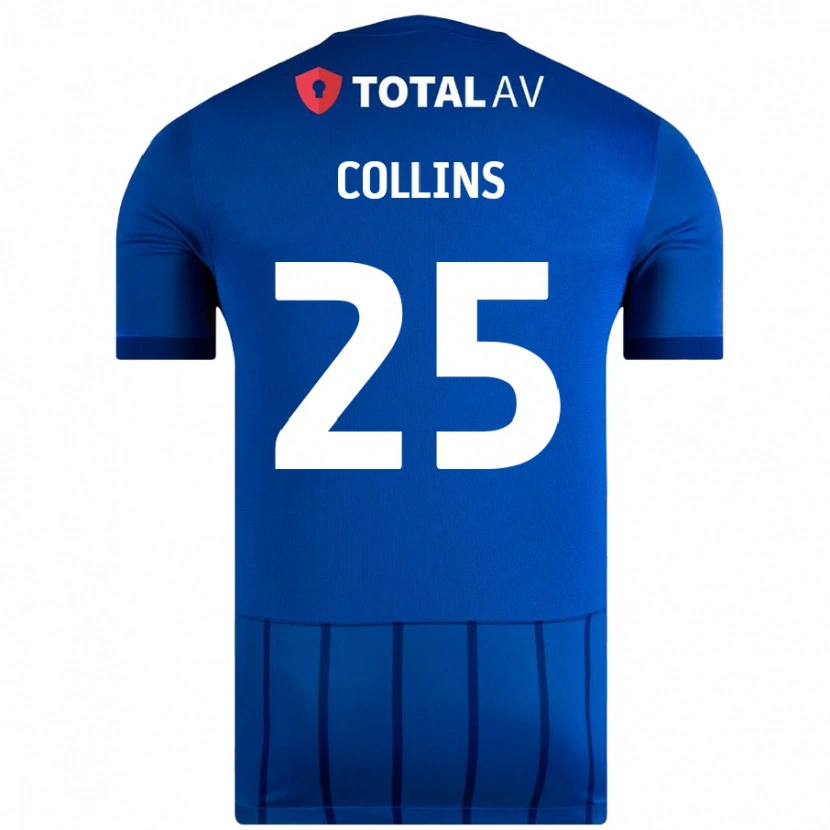DanxenレディースIzzy Collins#25青ホームシャツ2024/25ジャージーユニフォーム
