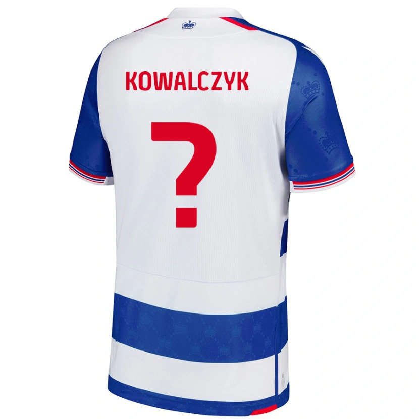 DanxenレディースKacper Kowalczyk#0ブルーホワイトホームシャツ2024/25ジャージーユニフォーム