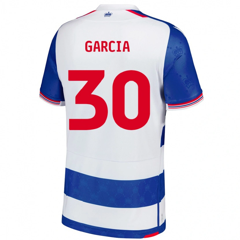 DanxenレディースAndre Garcia#30ブルーホワイトホームシャツ2024/25ジャージーユニフォーム