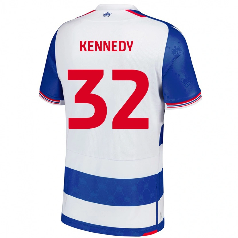 DanxenレディースStevie Kennedy#32ブルーホワイトホームシャツ2024/25ジャージーユニフォーム