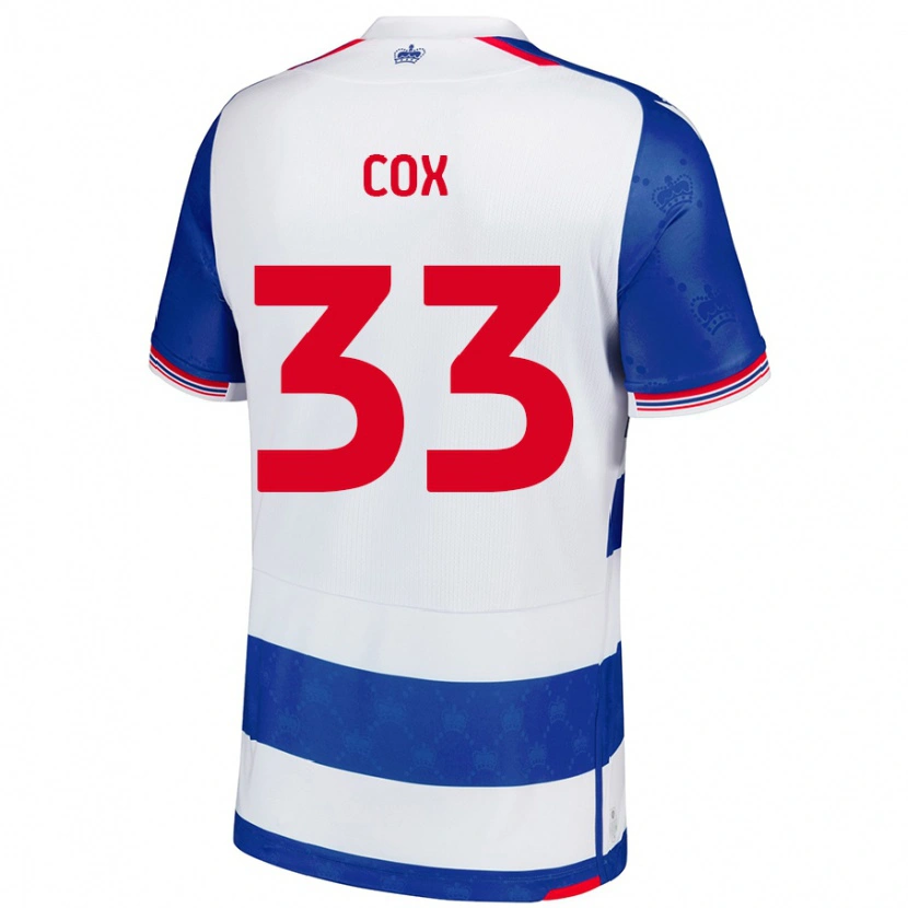 DanxenレディースBella Cox#33ブルーホワイトホームシャツ2024/25ジャージーユニフォーム