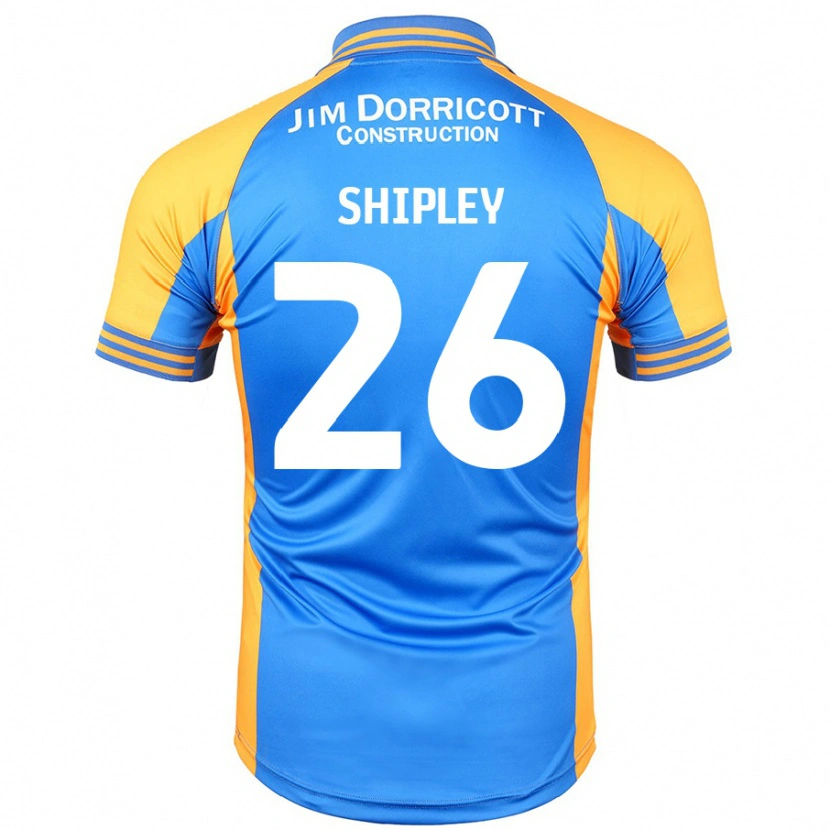 DanxenレディースJordan Shipley#26ブルーアンバーホームシャツ2024/25ジャージーユニフォーム