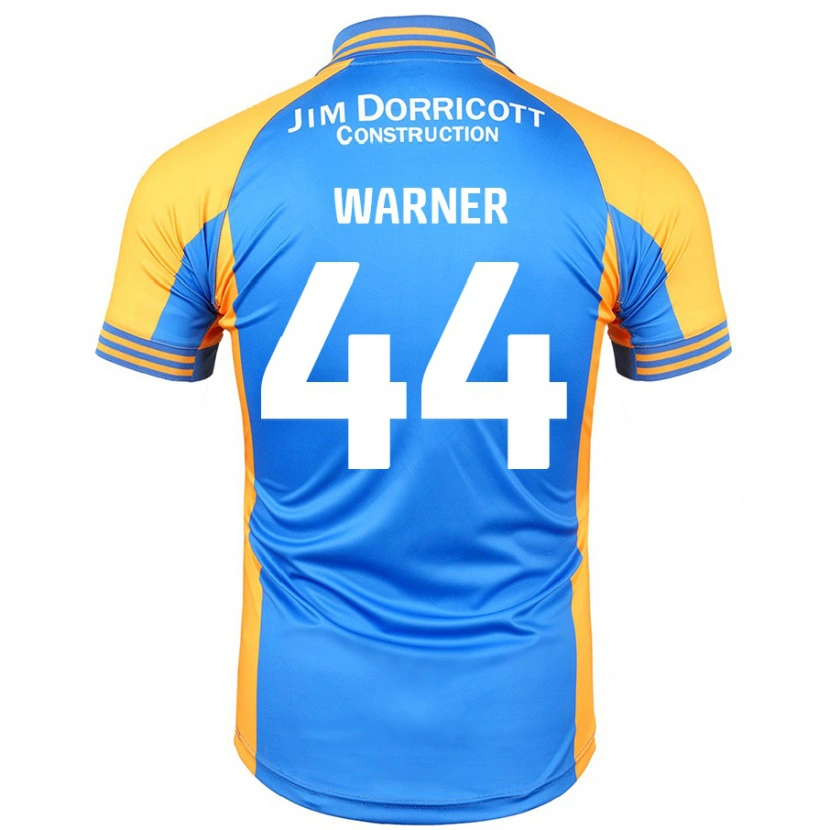 DanxenレディースJames Warner#44ブルーアンバーホームシャツ2024/25ジャージーユニフォーム