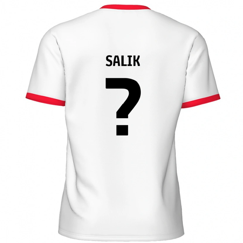 DanxenレディースTanil Salik#0白 赤ホームシャツ2024/25ジャージーユニフォーム