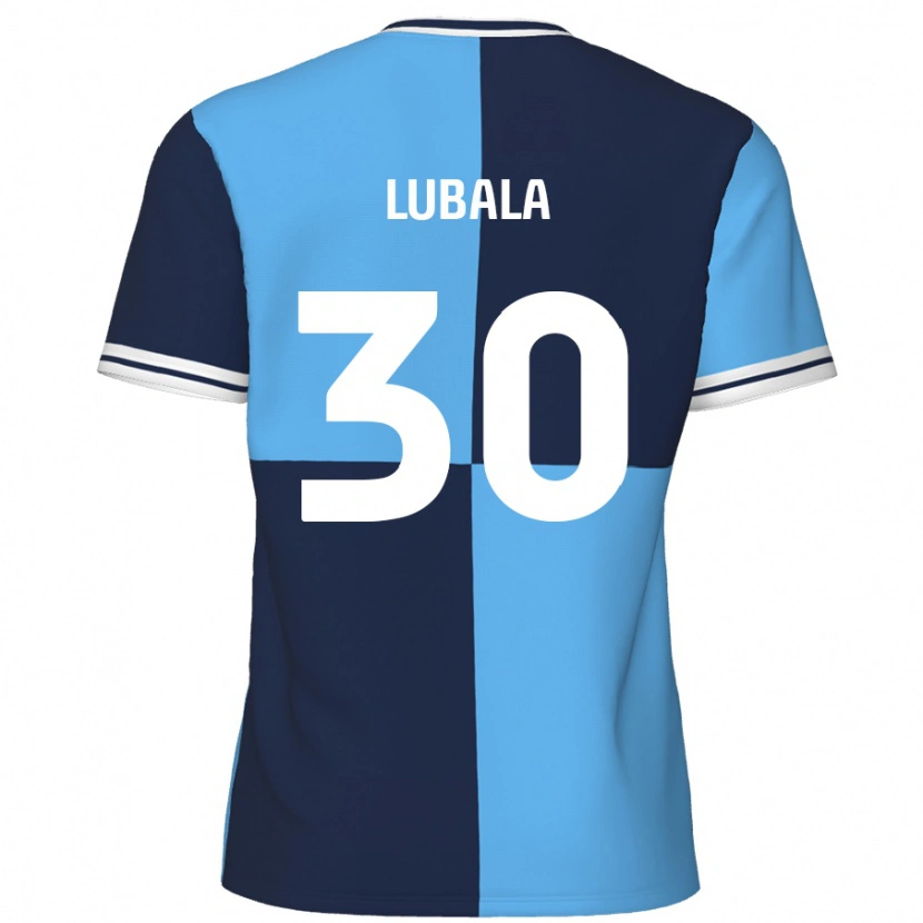 DanxenレディースBez Lubala#30スカイブルー ダークブルーホームシャツ2024/25ジャージーユニフォーム