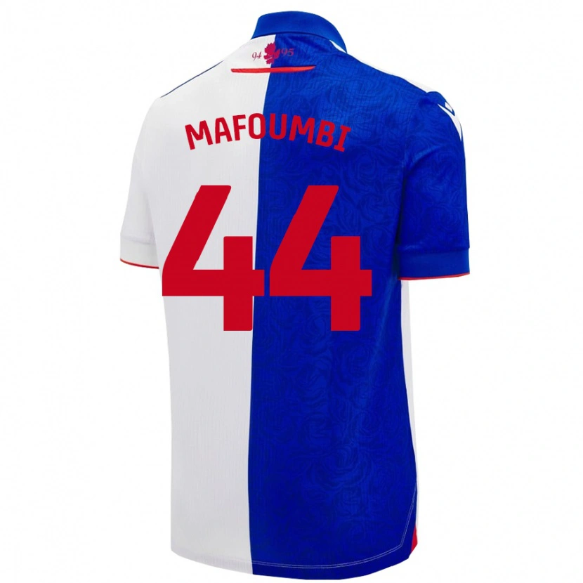 DanxenレディースExaucé Mafoumbi#44スカイブルー ホワイトホームシャツ2024/25ジャージーユニフォーム