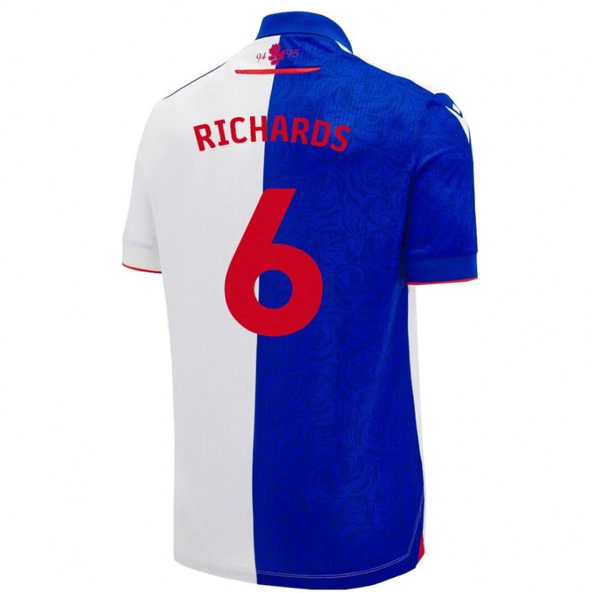 DanxenレディースJade Richards#6スカイブルー ホワイトホームシャツ2024/25ジャージーユニフォーム