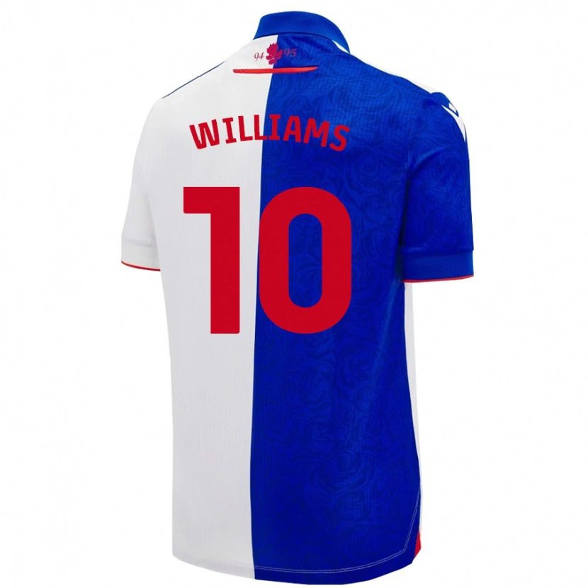 DanxenレディースChloe Williams#10スカイブルー ホワイトホームシャツ2024/25ジャージーユニフォーム