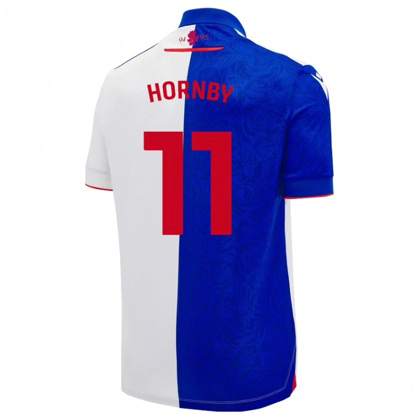 DanxenレディースMegan Hornby#11スカイブルー ホワイトホームシャツ2024/25ジャージーユニフォーム
