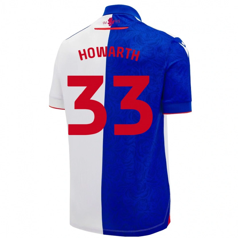 DanxenレディースTaylor Howarth#33スカイブルー ホワイトホームシャツ2024/25ジャージーユニフォーム