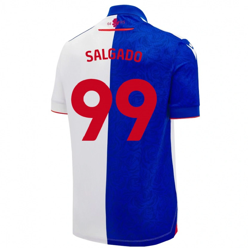 DanxenレディースShanell Salgado#99スカイブルー ホワイトホームシャツ2024/25ジャージーユニフォーム