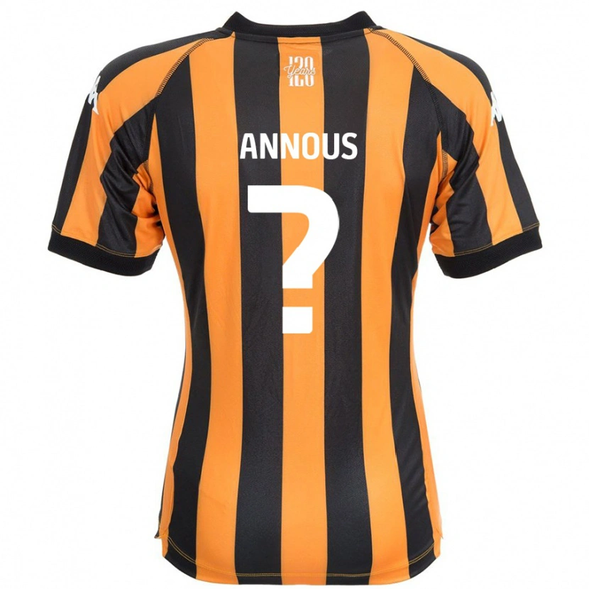 DanxenレディースBrandon Annous#0ブラックアンバーホームシャツ2024/25ジャージーユニフォーム