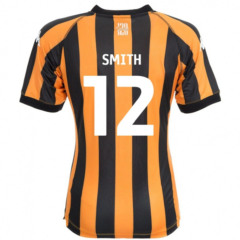 DanxenレディースEmily Smith#12ブラックアンバーホームシャツ2024/25ジャージーユニフォーム