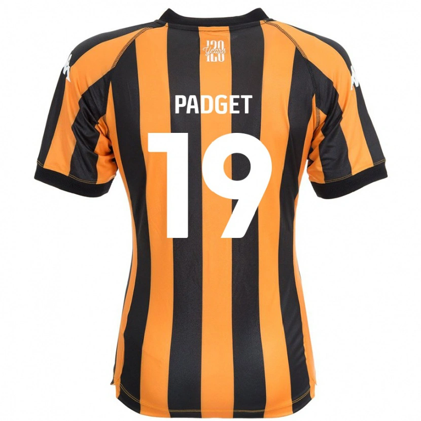 DanxenレディースBethany Padget#19ブラックアンバーホームシャツ2024/25ジャージーユニフォーム