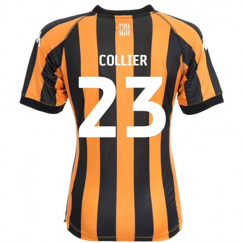 DanxenレディースHolly Johnson-Collier#23ブラックアンバーホームシャツ2024/25ジャージーユニフォーム