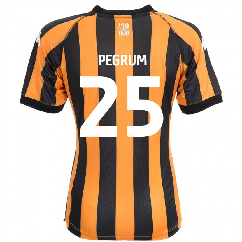 DanxenレディースFlorence Pegrum#25ブラックアンバーホームシャツ2024/25ジャージーユニフォーム