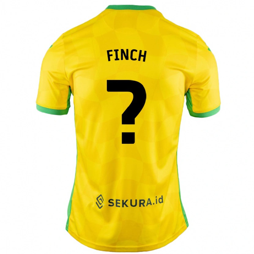 DanxenレディースTom Finch#0黄緑ホームシャツ2024/25ジャージーユニフォーム