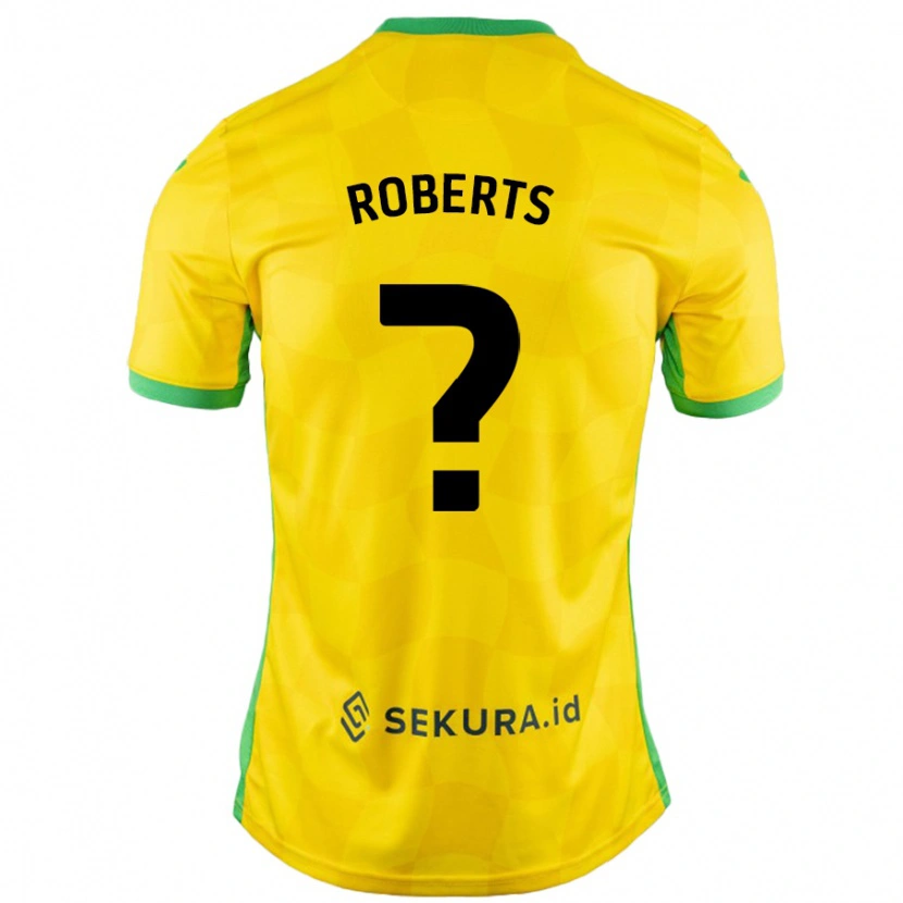 DanxenレディースAlex Roberts#0黄緑ホームシャツ2024/25ジャージーユニフォーム