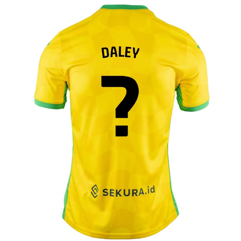 DanxenレディースDamari Daley#0黄緑ホームシャツ2024/25ジャージーユニフォーム
