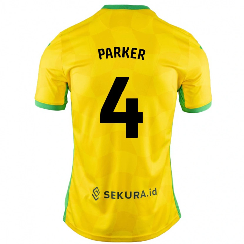 DanxenレディースAlice Parker#4黄緑ホームシャツ2024/25ジャージーユニフォーム