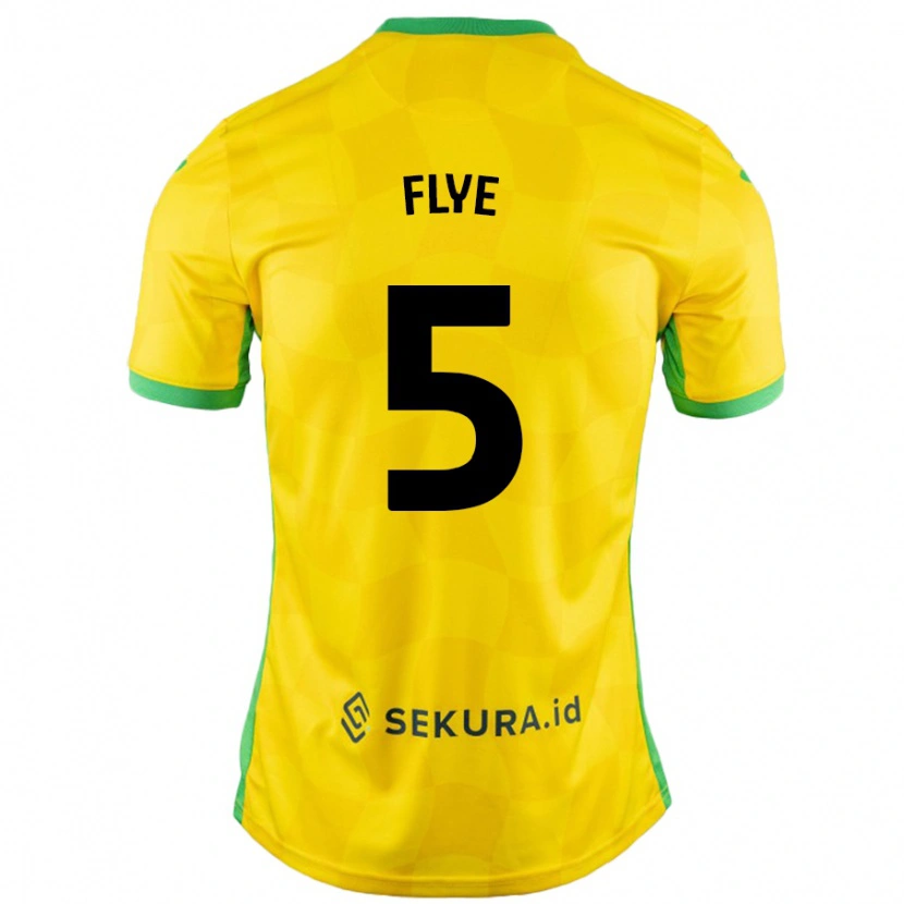 DanxenレディースCeri Flye#5黄緑ホームシャツ2024/25ジャージーユニフォーム