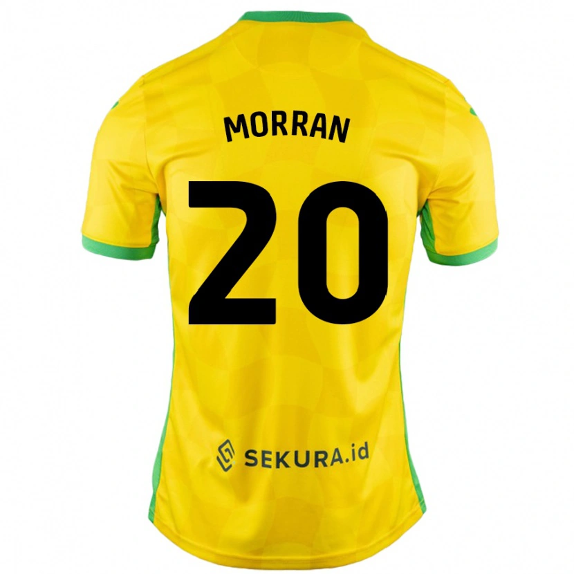 Danxenレディースエロイーズ・モラン#20黄緑ホームシャツ2024/25ジャージーユニフォーム